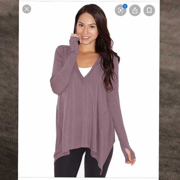 Beyond Yoga Tops - Beyond Yoga two way tunic in *GRAY*